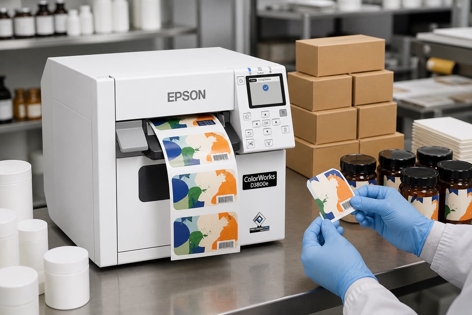 Epson ColorWorks D3800e: impressora d’etiquetes en color