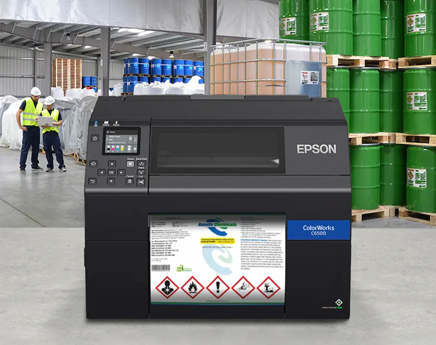 Impressió d'etiquetes a color