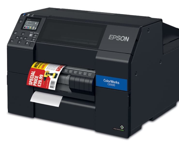 Epson ColorWorks C6000 y C6500: catálogo de etiquetas en color