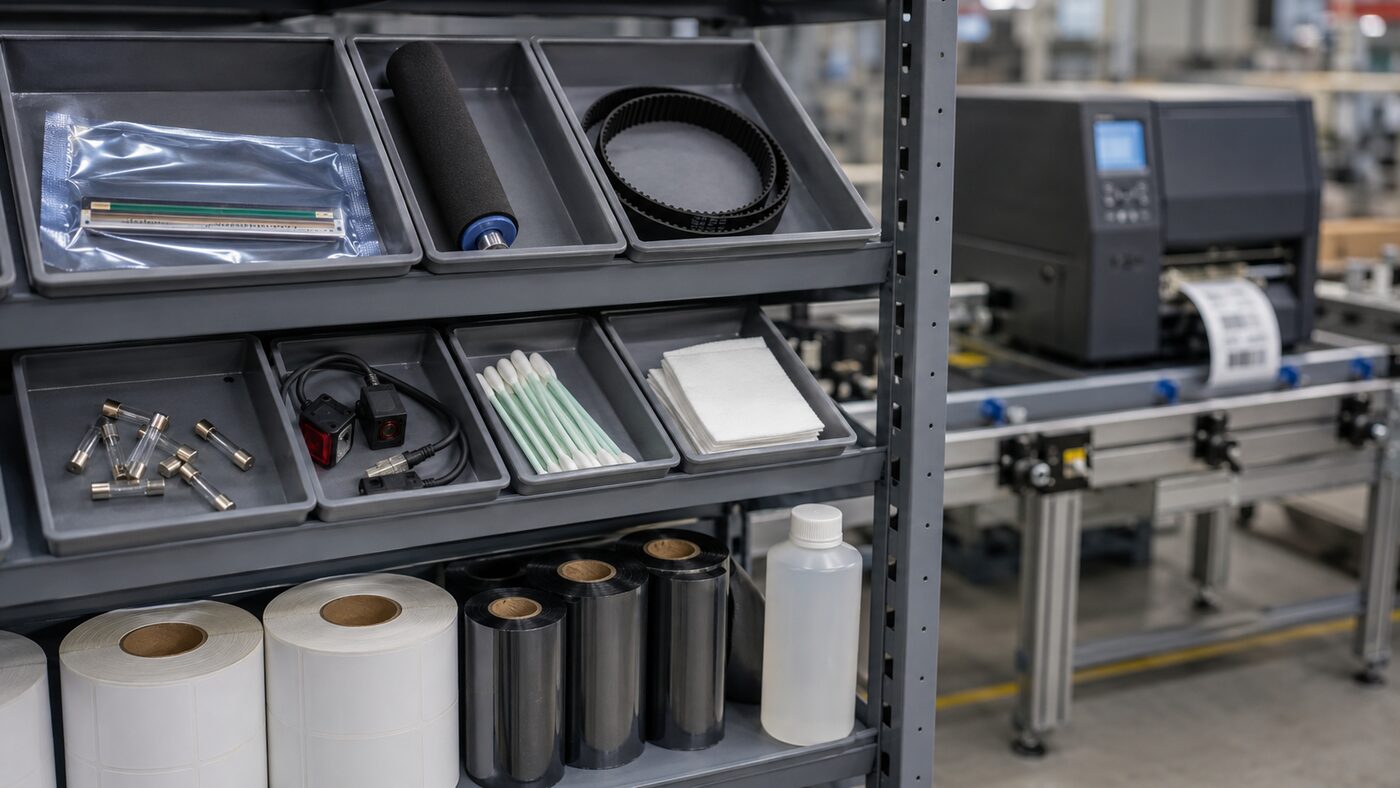 Stock preventivo de repuestos y materiales para impresoras industriales
